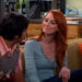 Emily and Raj talking on the couch in The Big Bang Theory