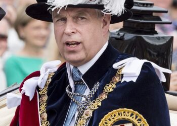 After his titles were stripped, the Duke was reintroduced to the world under the name Andrew Mountbatten Windsor - notably missing the hyphen traditionally used in the royal family 's double-barrelled surname