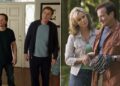 A split of Mark Wahlberg and Will Ferrell in "Daddy's Home" and Cheryl Hines and Robin Williams in "RV."