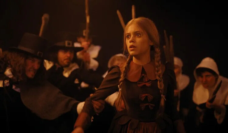 The pilgrims accuse Goody of witchcraft and heresy in Wednesday