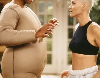 Joseph Del Valle/NBCU Photo Bank Will Smith and Susan Powter on a 1994 episode of 'The Fresh Prince of Bel-Air'