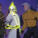 GI Robot, Dr. Phosphorus, and Rick Flag Sr. standing together in Creature Commandos