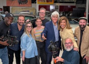 Hoda Kotb, Jay Leno, and 'Today' crew members via Instagram, November 9, 2025.