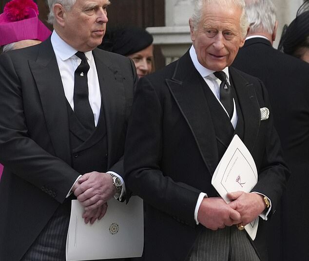 King Charles believes his brother can't cope without a life of luxury so will pay to support him at Sandringham, with servants, and to keep him quiet, Tina Brown has claimed