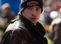 Michael Bradway's Jack Damon is seen in closeup as he stands outside in Chicago Fire