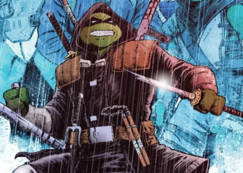 The Last Ronin wields sharp weapons and grits his teeth