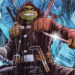 The Last Ronin wields sharp weapons and grits his teeth