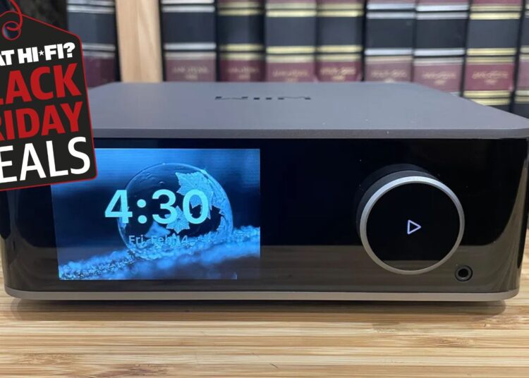 WiiM Ultra music streamer with the WHF Black Friday tag