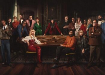 The cast of The Celebrity Traitors' first season