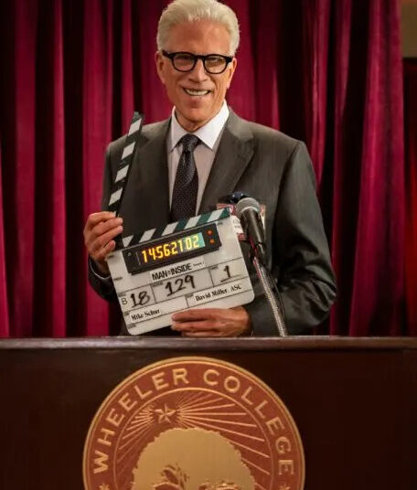 Ted Danson behind the scenes of 'A Man on the Inside' Season 2