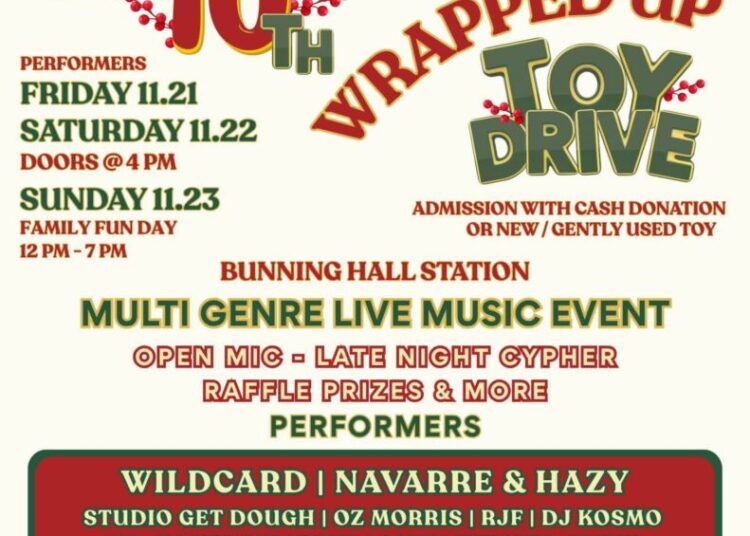 Wrapped Up Toy Drive Hosts Live Music Event For Charity