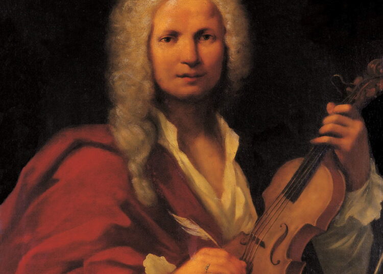 Painter from the circle of Giuseppe Maria Crespi, Portrait of Antonio Vivaldi (1723; oil on canvas, 91 x 74 cm; Bologna, Museo internazionale e biblioteca della musica, inv. B 38490)