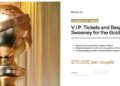 Golden Globes Ticket sale on the Robb Report