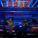 Zac Brown performs his song "Chicken Fried" alongside a soldier onstage during the Nov. 7 Proud to Honor event  in Nashville.