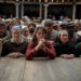 Jessie Buckley in a scene from the movie Hamnet