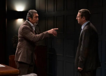Lou Diamond Phillips and Tim Robinson in 'The Chair Company'