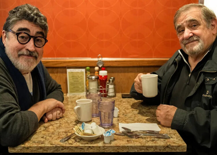 Actors Alfred Molina and Dan Lauria visit Westway Diner on November 14, 2025 in New York CityCraig T Fruchtman&sol;GC Images