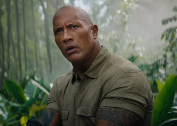 Dwayne Johnson as "Smolder" Bravestone in Jumanji: The Next Level.