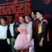 The cast of Stranger Things on the red carpet.