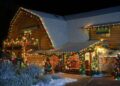 Hallmark A scene from 2019's 'Check Inn to Christmas,' filmed near Farmington, Utah.