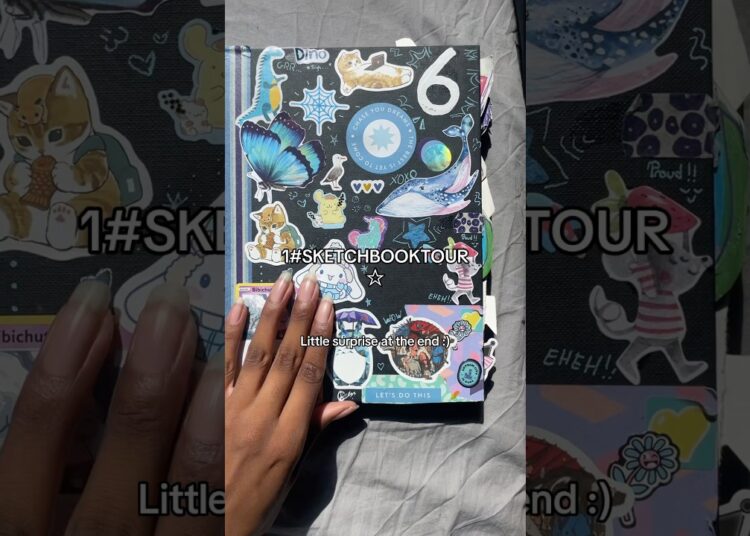 I made a full sketchbook tour video! Go check it out if you want :3