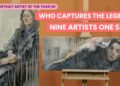 Nigel Havers Sits For Portrait Artist Competition