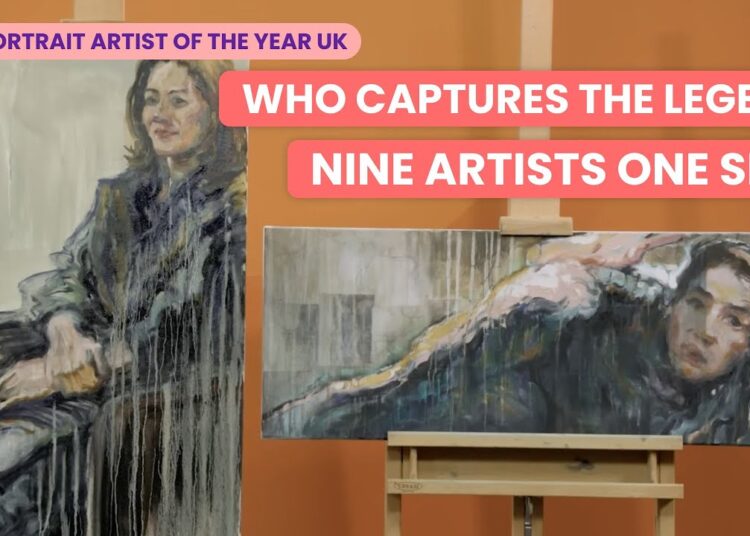 Nigel Havers Sits For Portrait Artist Competition