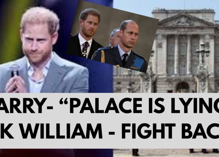 PRINCE HARRY “PALACE IS LYING” ASK WILLIAM – BOMBSHELL LATEST #royal #meghan #princeharry