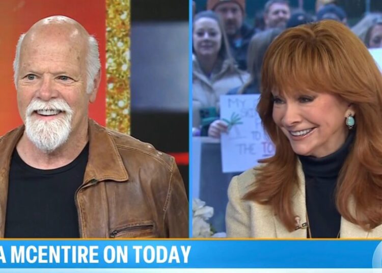 Rex Linn and Reba McEntire on the December 1, 2025, episode of NBC's 'Today.'