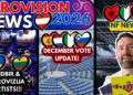 🚨 Vidbir🇺🇦 & Eurovizija🇱🇹 artists | 🇪🇸🇸🇮Update on Vote! | Eurovision News 2026 🗞️