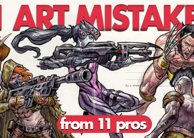I asked 11 pros artists about the biggest drawing mistakes… (feat Peter Han)