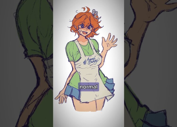 it physically hurt me to draw tomoka as a villain 💔 dw guys it’s just strawberry jam#art #shorts