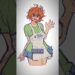 it physically hurt me to draw tomoka as a villain 💔 dw guys it’s just strawberry jam#art #shorts