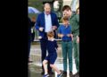 Bros play hard, Dad laughs loud!#royal #princewilliam #princegeorge #princelouis #dance