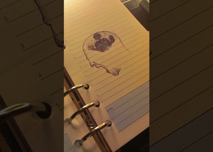mental struggle #sad #overthinking #depression #art #drawing #penart #artist #yt #ytshorts