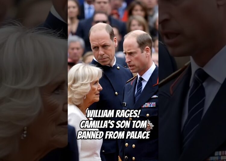 William RAGES! Camilla’s Son Tom BANNED From Palace #camilla #royal #tom #royalfamily #princewilliam