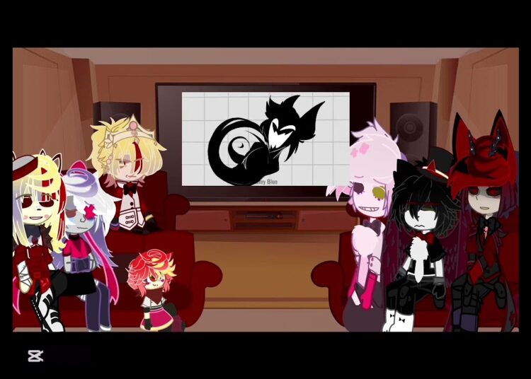 Hazbin hotel react to “Gossip” Alastor animation! Credits to – @lainyblue709 #viral#fyp#hazbinhotel