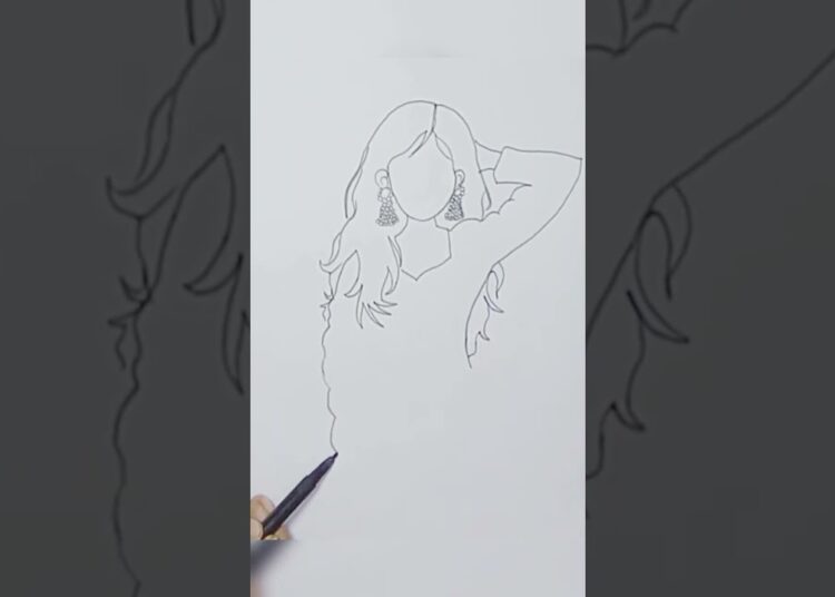 Beautiful girl drawing #girldrawing #drawing #short #art #artwork #viralvideo #artist #artistlife