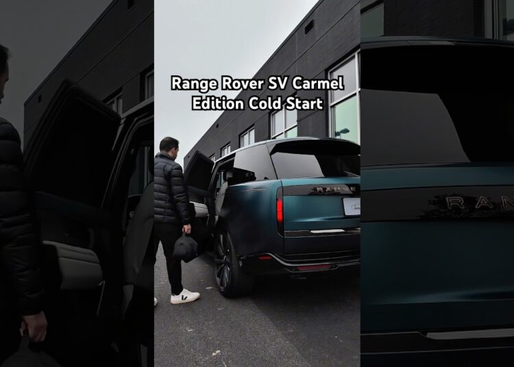 This Range Rover EMBODIES British Royalty, with a big V8 😤 #asmr