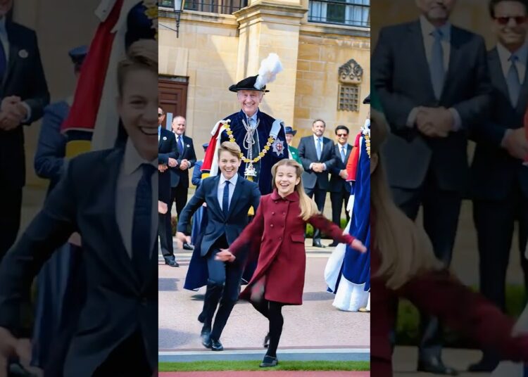 George & Charlotte burn the floor! 🔥#royal #princegeorge #princess #charlotte #dance #royalfamily