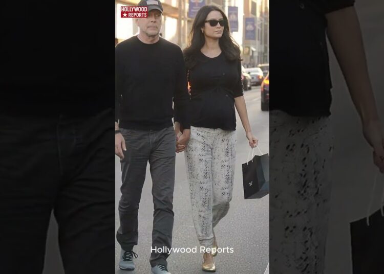 Bruce Willis & Demi Moore Capture Classic Elegance Together #shorts #hollywood #celebrity