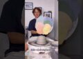 Making a large vase! #artist #clay