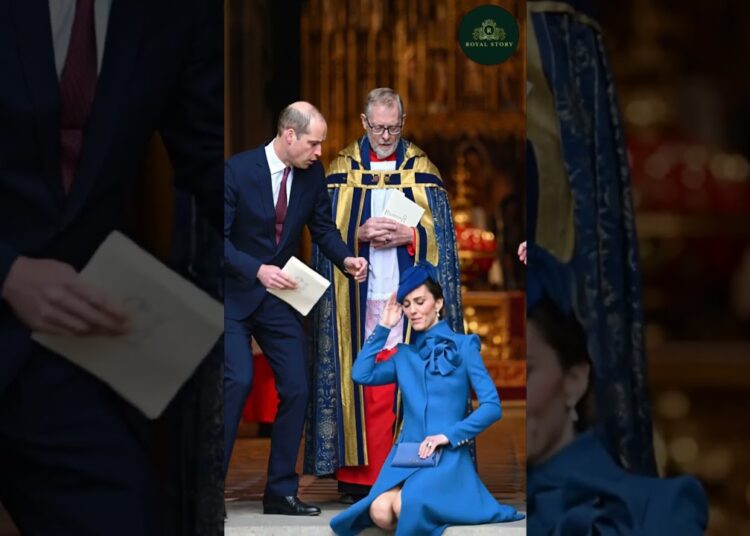 Kate fainted due to cancer#royal #princewilliam #princesscatherine #shorts #britishroyalfamily