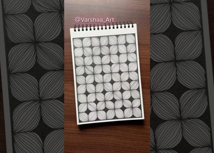 Day 71 – Easy Doodle Art Tutorial #doodle #doodleart #easy #drawing #art #zentangle #zen
