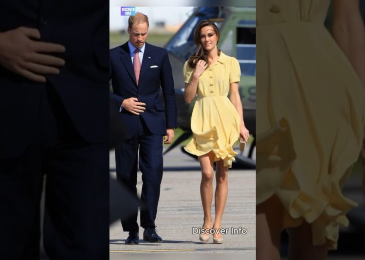William’s Suit & Kate’s Yellow Sunshine: Royal Runway Glow! ☀️👑 #shorts #britishroyalfamily #royal