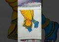 lord krishna’s feet 🐾✨#shortsfeed #latest #shortvideo #artist #krishna #trending 🎀👀