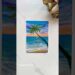 Sunset Seascape / Purple Sky Beach painting #art #acrylicscenery #sea #short #artist #beach #ocean
