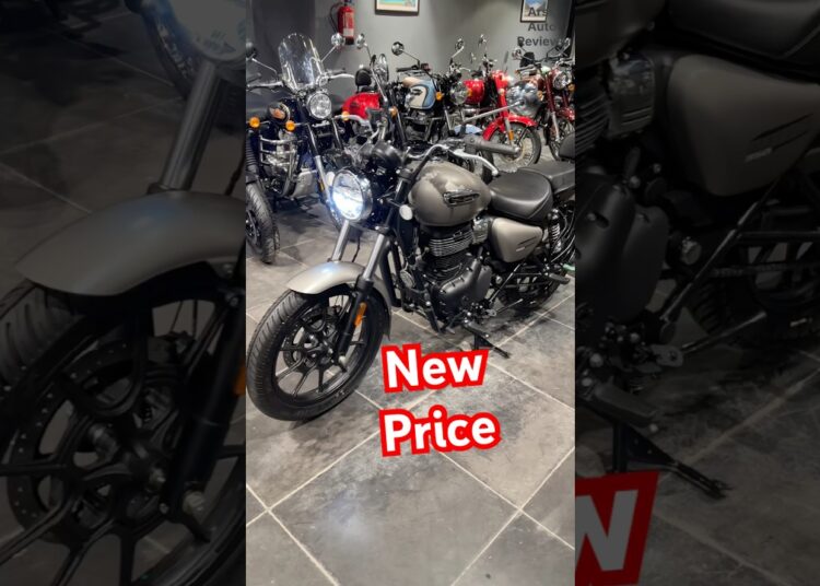 New Royal Enfield Meteor 350 grey Color price features update short video #royalenfield #meteor350