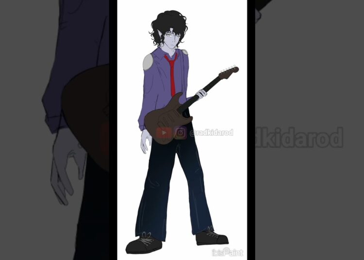 musician oc speedpaint #digitalart #artist #drawing