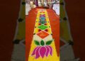 saptapadi rangoli design ✨#subscribe #youtube #rangoli #art #like #share #comment #saptapadi